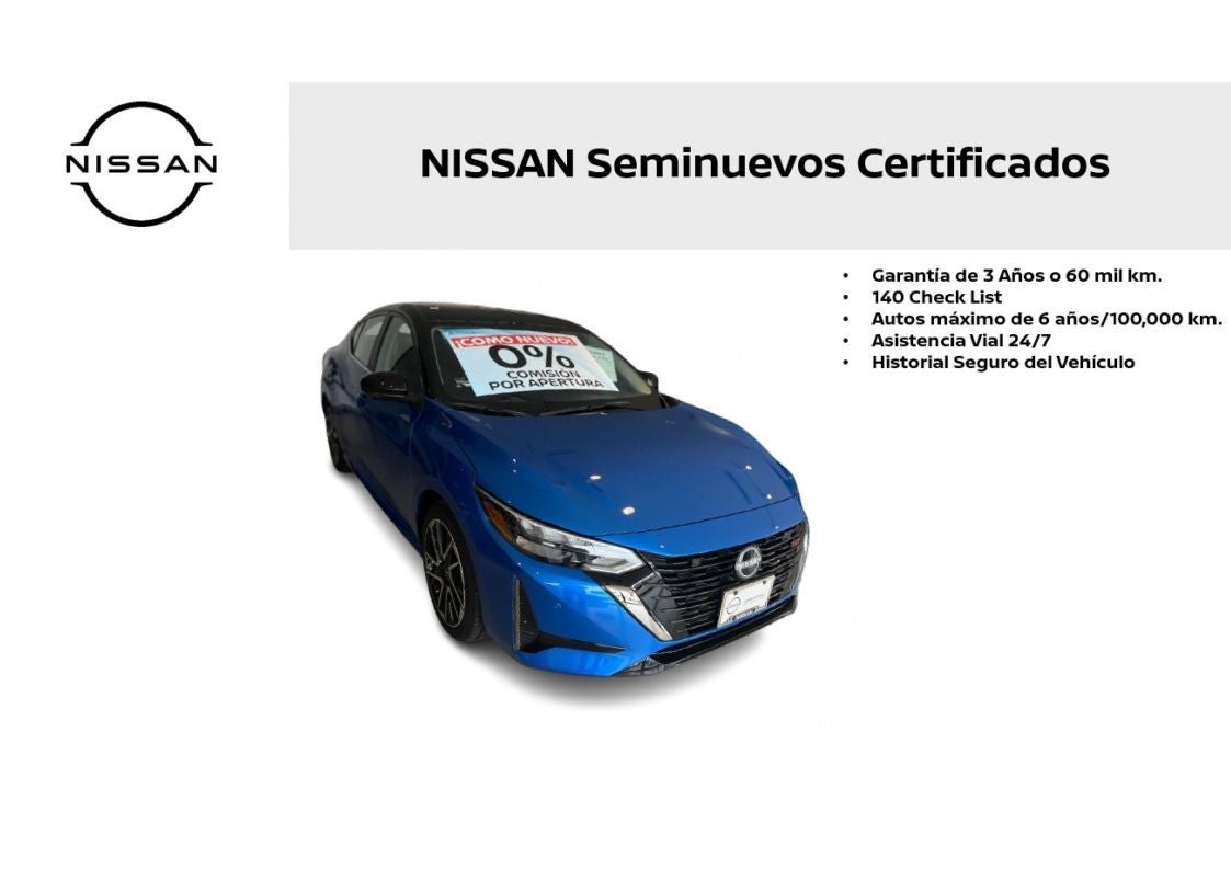 2025 Nissan Sentra SR PLATINUM BI TONO CVT L4 2.0L 145 CP 4 PUERTAS AUT BA AA