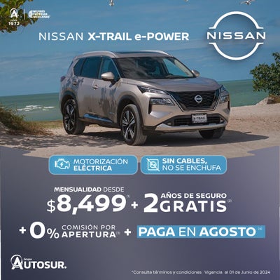 Nissan X-Trail e-Power 2024 desde $8,499 mensuales